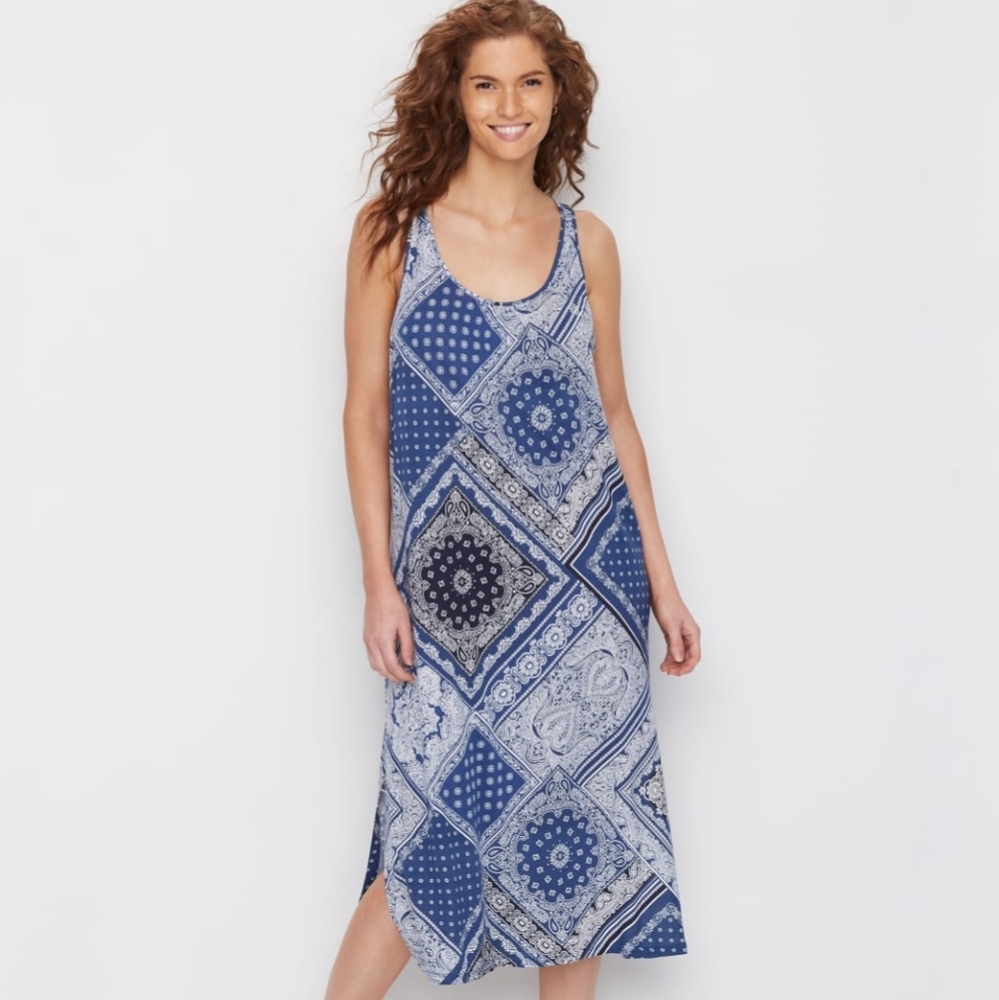 Lauren Ralph Lauren Bandana Knit Ballet Gown Size M